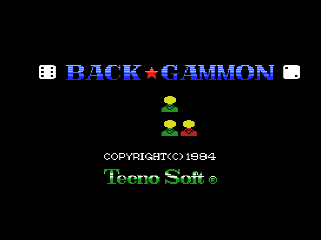 Back Gammon Title Screen